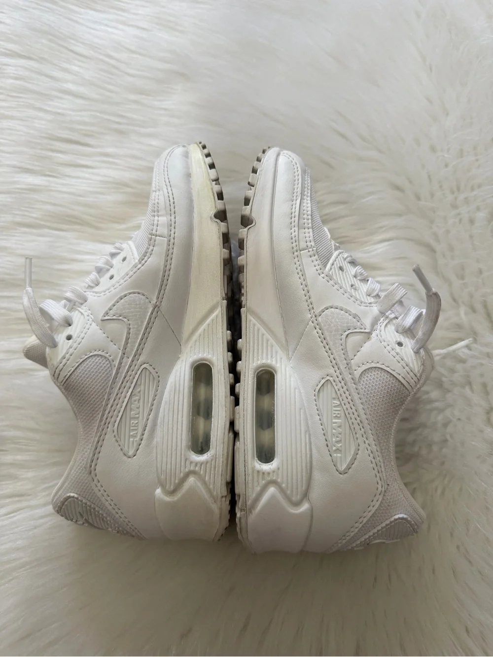 Nike Air Max 90 White Low-Top Sneakers Sz 6.5